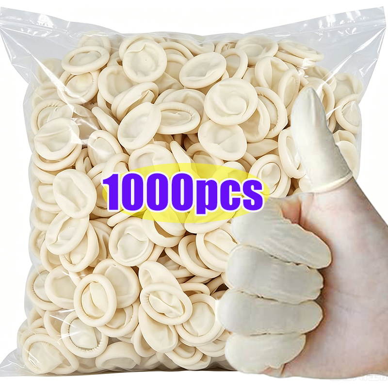 Latex Disposable Glove - 1000 Stuks Witte Wegwerp Vingerbedjes Handschoenen