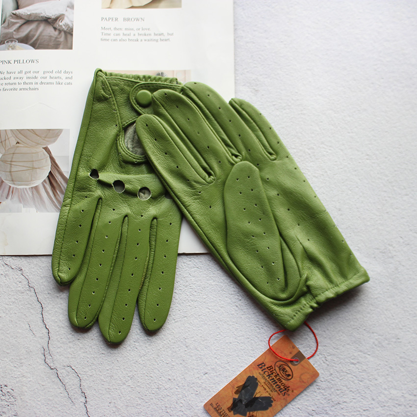 Dames zomer handschoenen van l - Leather Driving Glove recensie en prijs