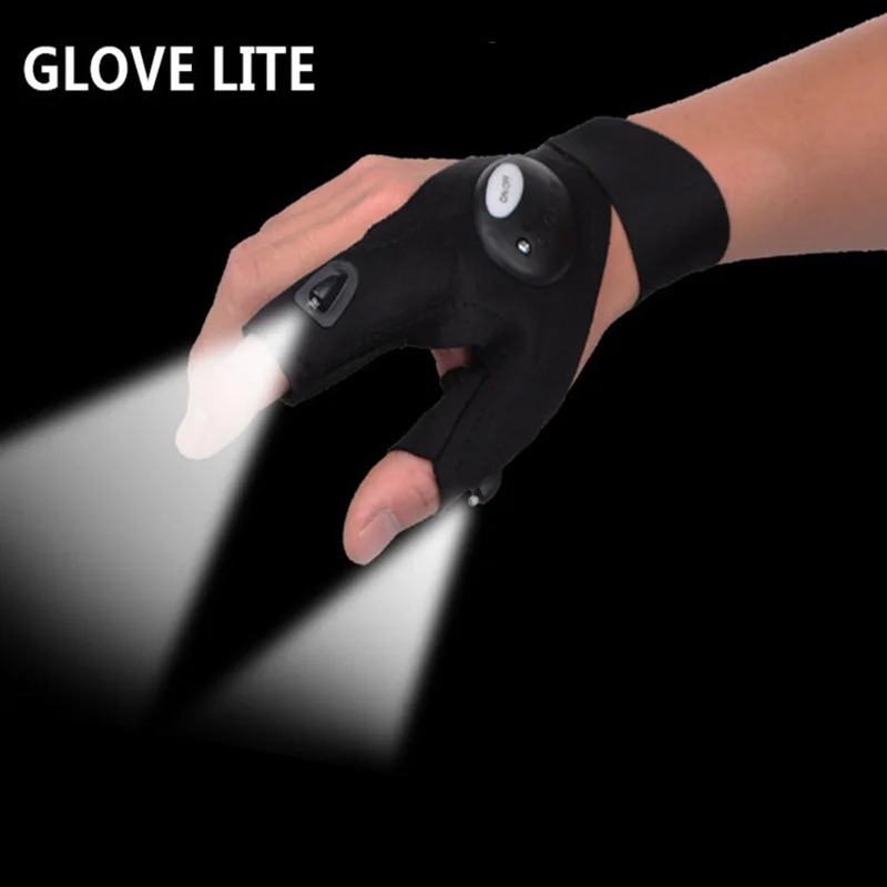 Vingerloze handschoen LED-zakl - Fingerless Glove Knit recensie en prijs
