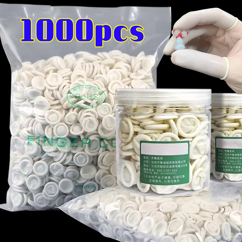 1000 Stuks Witte Wegwerp Vinge - Latex Disposable Glove recensie en prijs