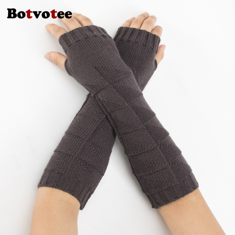 Botvotee Y2k Chunky Knit Armwa - Fingerless Glove Knit recensie en prijs