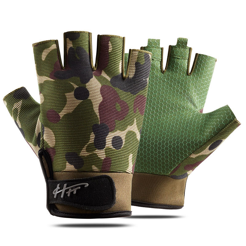 1 Paar Vissen Handschoenen Hal - Cycling Glove Padded recensie en prijs